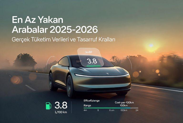 En Az Yakan Arabalar Hangileri? 2026 Benzinli ve Hibrit Liste